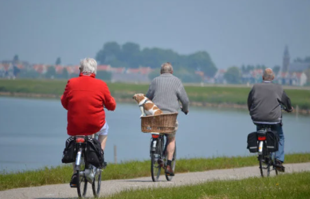 biking