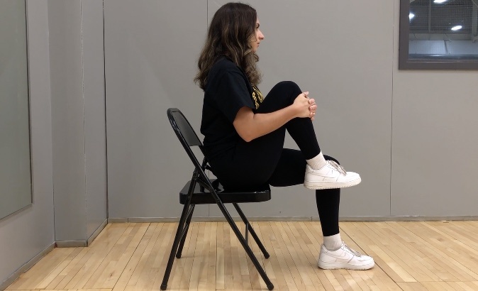 seated back curl